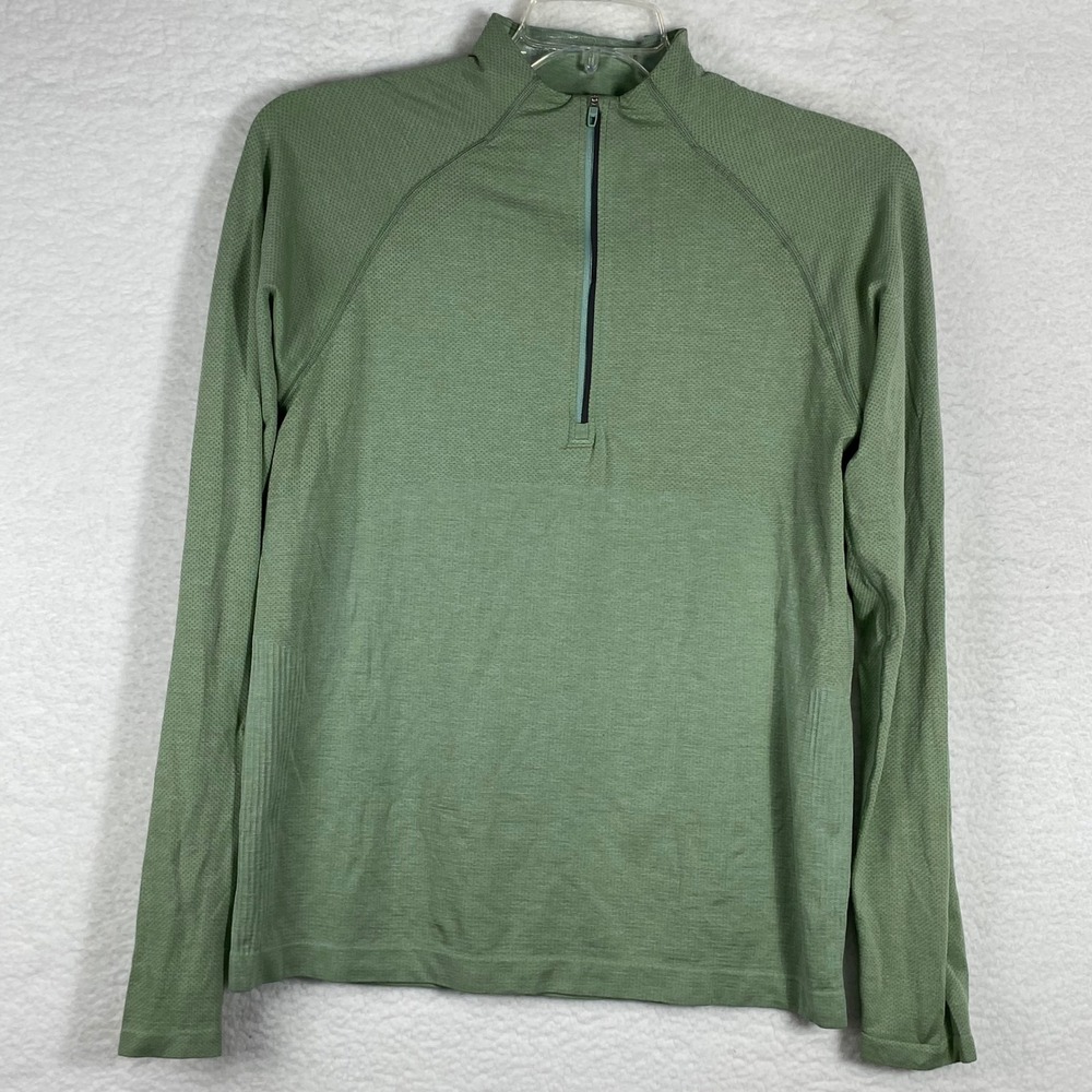 Lululemon Metal Vent Tech 1/2 Zip 2.0 Pullover Sage Green Mens Size M